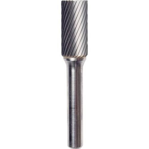トラスコ中山 NRS 超硬バー 円筒刃付sカット 刃径12×刃長25×軸径8×軸長45 ロー付（ご注文単位1本）【直送品】