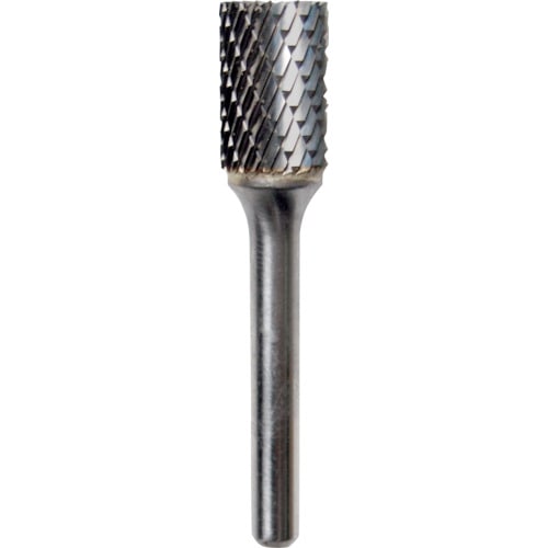 トラスコ中山 NRS 超硬バー 円筒刃付dカット 刃径12×刃長19×軸径6×軸長46 ロー付（ご注文単位1本）【直送品】