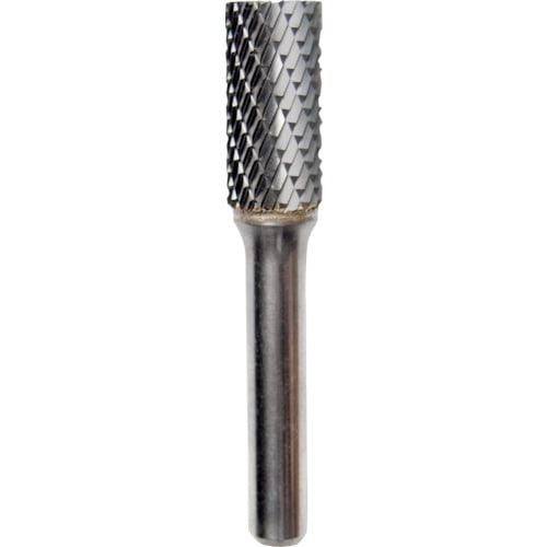 トラスコ中山 NRS 超硬バー 円筒刃付dカット 刃径12×刃長25×軸径8×軸長45 ロー付（ご注文単位1本）【直送品】