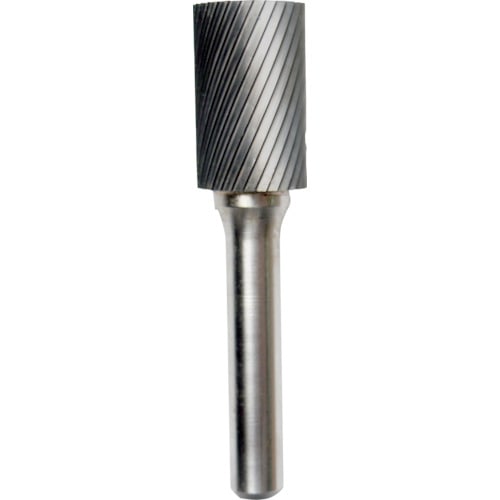 トラスコ中山 NRS 超硬バー 円筒sカット 刃径16×刃長25×軸径8×軸長45 ロー付（ご注文単位1本）【直送品】