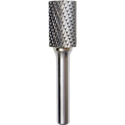 トラスコ中山 NRS 超硬バー 円筒dカット 刃径16×刃長25×軸径8×軸長45 ロー付（ご注文単位1本）【直送品】