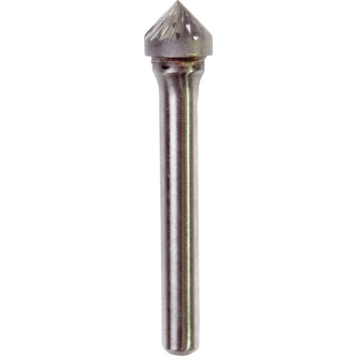 トラスコ中山 NRS 超硬バー 90°dカット 刃径10×刃長5×軸径6×軸長50 ロー付（ご注文単位1本）【直送品】