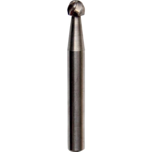 トラスコ中山 NRS 超硬バー 球aluカット 刃径6×刃長5.4×軸径6×軸長44.6 超硬（ご注文単位1本）【直送品】