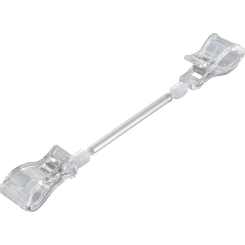 トラスコ中山 TRUSCO ホルダー式クリップ 中型クリップ+ストレート100+中型クリップ(ご注文単位1個)【直送品】