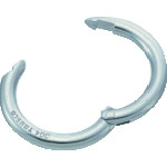 トラスコ中山 TRUSCO リング ステンレス ピン止めチェーンキャッチ 線径9mm 内径40mm（ご注文単位1個）【直送品】