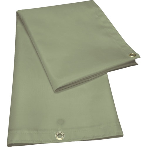 トラスコ中山 TRUSCO 火花養生シート(両面シリコンコーティング)1号 アースグリーン(ご注文単位1枚)【直送品】