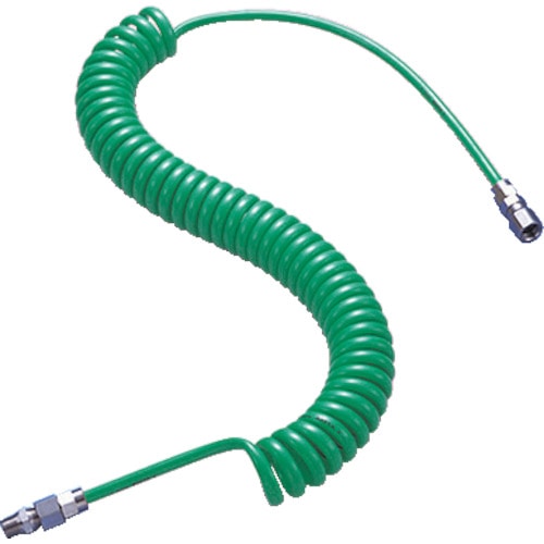 トラスコ中山 TRUSCO スパッタウレタンコイルホース 5X8mm 使用範囲2.5m(ご注文単位1本)【直送品】