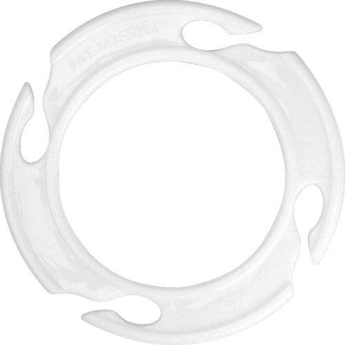 トラスコ中山 TRUSCO コーンフックリング 白(2個入)（ご注文単位1袋）【直送品】