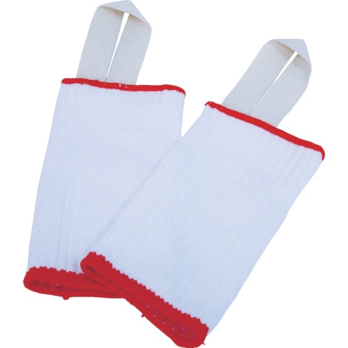 トラスコ中山 TRUSCO 耐切創手首ガ-ド ズレ防止紐付き 1双入(ご注文単位1組)【直送品】