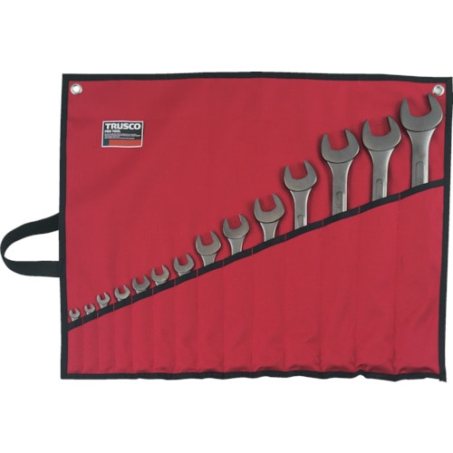 トラスコ中山 TRUSCO スタンダードコンビネーションスパナセット 14丁組セット(ご注文単位1セット)【直送品】