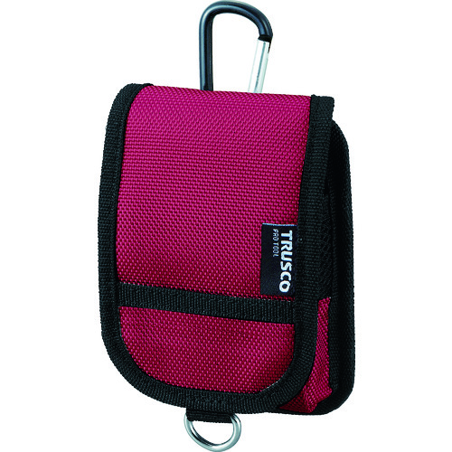 トラスコ中山 TRUSCO コンパクトツールケースワイド 1ポケット レッド(ご注文単位1個)【直送品】