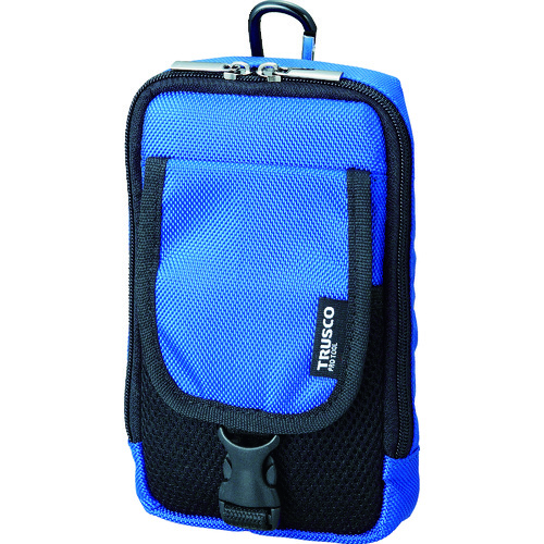 トラスコ中山 TRUSCO コンパクトツールケース ツーポケット ブルー(ご注文単位1個)【直送品】