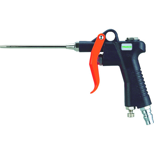 トラスコ中山 TRUSCO 樹脂製エアダスター 空気量調整付 プラグタイプ ノズル100mm(ご注文単位1個)【直送品】