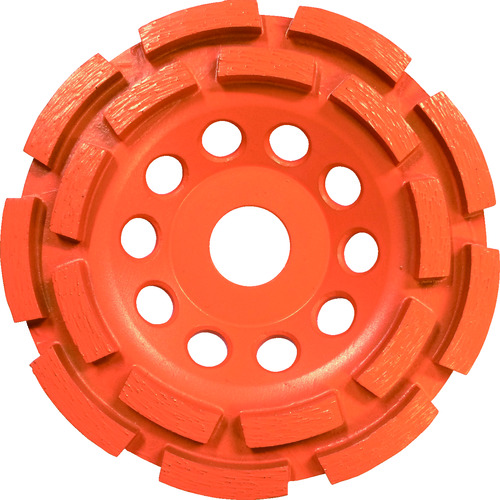 トラスコ中山 TRUSCO ダイヤモンドカップホイール Φ125X22 ダブルタイプ(ご注文単位1枚)【直送品】