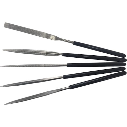 トラスコ中山 TRUSCO 小細工用ダイヤモンドヤスリ 5種類セット 140mm(ご注文単位1セット)【直送品】