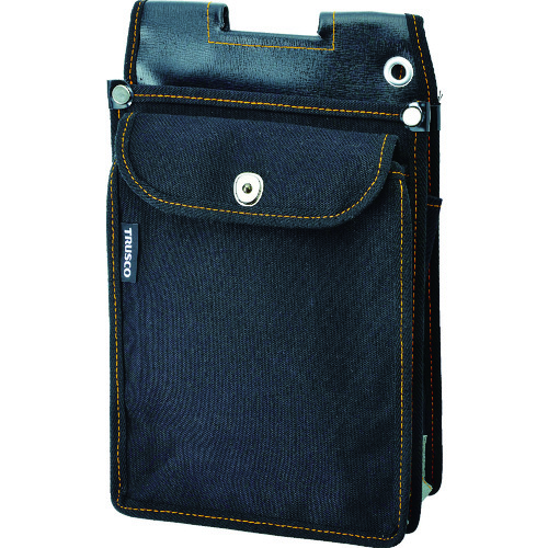 トラスコ中山 TRUSCO 外線工事用電工腰袋 前ポケット フタ付（ご注文単位1個）【直送品】