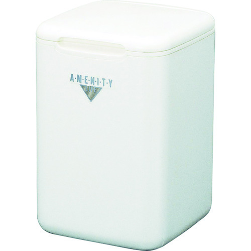 トラスコ中山 コンドル トイレ用汚物入れ L・トイレコーナー AL角型(ご注文単位1個)【直送品】