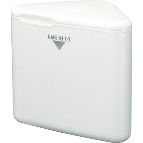 トラスコ中山 コンドル トイレ用汚物入れ L・トイレコーナー AL三角型(ご注文単位1個)【直送品】
