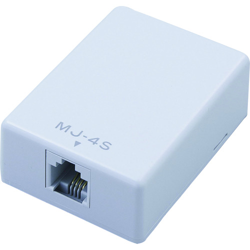 トラスコ中山 ELPA モジュラーコンセント6極4芯(ご注文単位1個)【直送品】