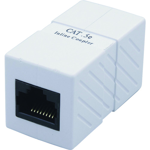 トラスコ中山 ELPA LAN用中継コネクター8極 Cat5e(ご注文単位1個)【直送品】