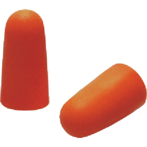 トラスコ中山 TRUSCO まとめ買い 耳栓 ファームタイプ 10組入 50袋(ご注文単位1組)【直送品】