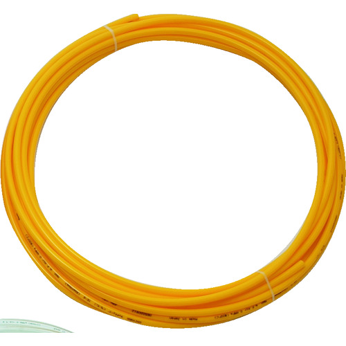 トラスコ中山 TRUSCO ポリウレタンチューブ 8X5.0mm 10m巻 イエロー(ご注文単位1巻)【直送品】