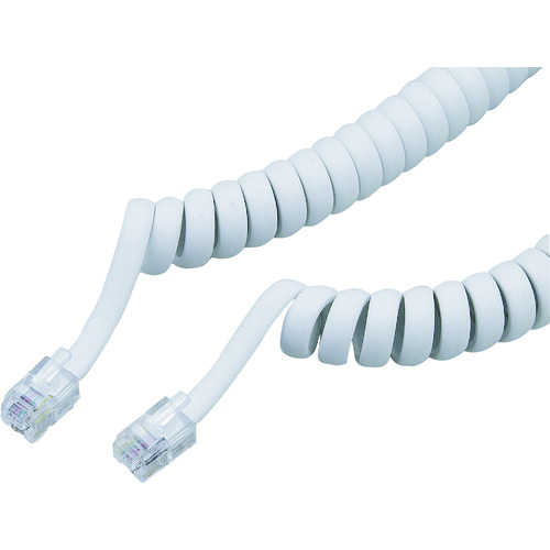 トラスコ中山 ELPA TEL用 受話器コード 0.3m(ご注文単位1本)【直送品】