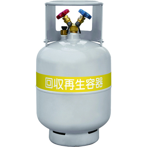 トラスコ中山 アサダ フロン回収ボンベ フロートセンサー付 24L 無記名(ご注文単位1本)【直送品】