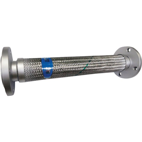 トラスコ中山 トーフレ TF 消防法フレキ 高圧1層ベローズ SUS316L JIS10K(SS400) 100AX700L(ご注文単位1本)【直送品】