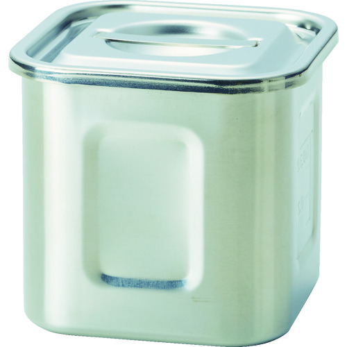 トラスコ中山 TRUSCO ステンレス角タンク 0.46L 80 取手無(ご注文単位1個)【直送品】