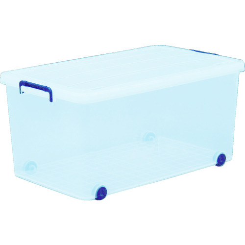 トラスコ中山 IRIS 216406 タフキャリー TFC-390 ネイビー/クリア(ご注文単位1個)【直送品】