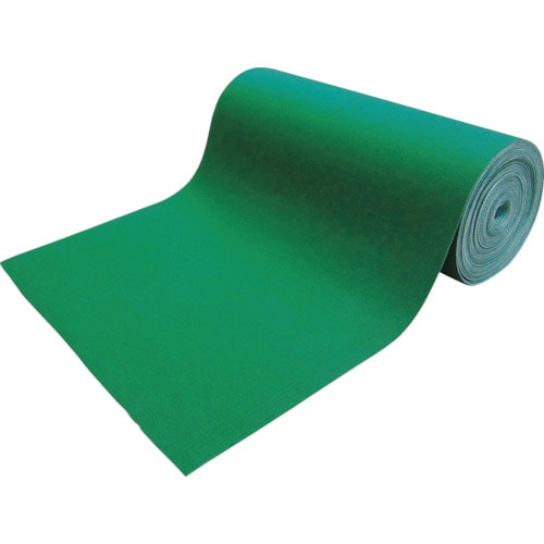 トラスコ中山 TRUSCO 吸油・吸水ロールマット 緑 裏面フィルム付 幅900mmx25m(ご注文単位1巻)【直送品】