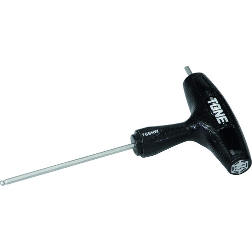トラスコ中山 TONE ボールポイント六角棒レンチ(T形) グリップボールポイントヘキサゴンレンチ 対辺寸法2.5mm(ご注文単位1本)【直送品】