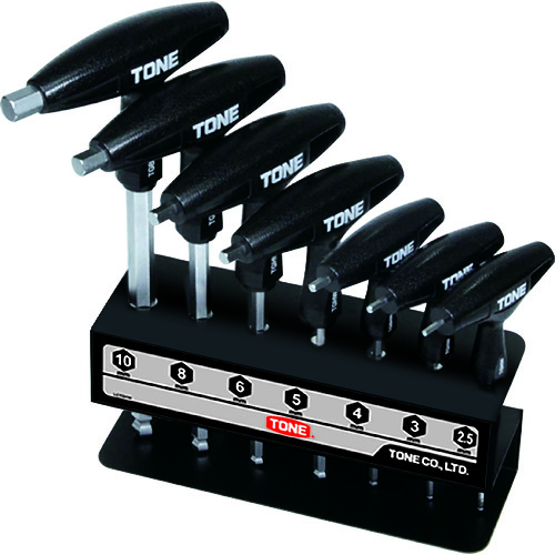 トラスコ中山 TONE グリップボールポイントヘキサゴンレンチセット(ご注文単位1セット)【直送品】