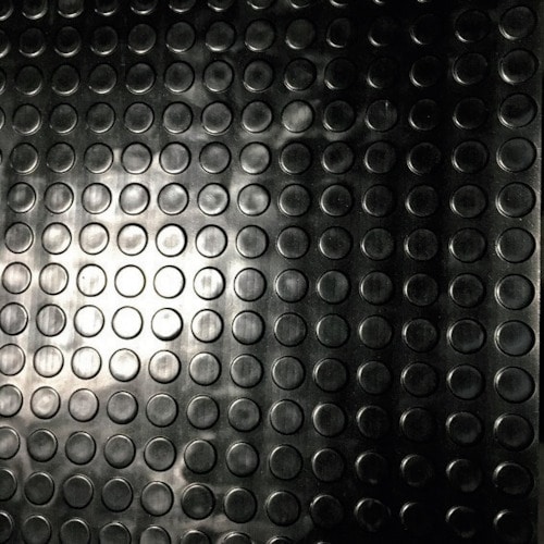 トラスコ中山 萩原 軽トラックマット ゴムマットTM-5 ブラック 1350mm×2030mm 厚5mm(ご注文単位1枚)【直送品】