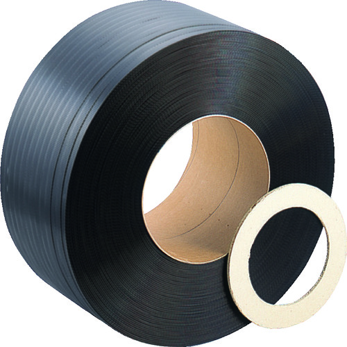 トラスコ中山 TRUSCO エコ自動梱包機用PPバンド幅15.5mmX長さ2500m巻 黒(ご注文単位1巻)【直送品】