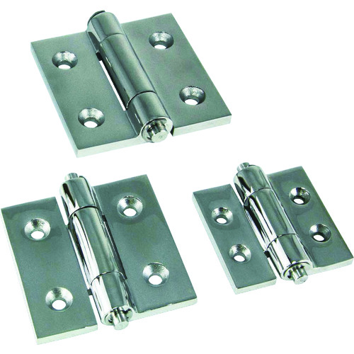 トラスコ中山 栃木屋 重量用平型蝶番 206-3777(ご注文単位1個)【直送品】