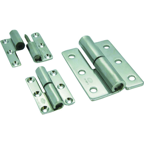 トラスコ中山 栃木屋 抜差クリーンヒンジ 全長75×幅53×厚さ3mm 206-3782(ご注文単位1個)【直送品】