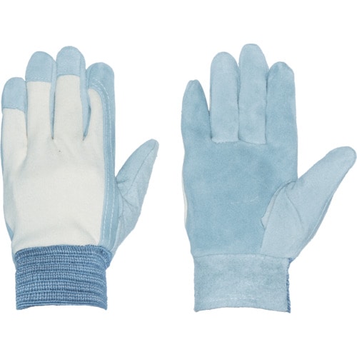 トラスコ中山 ペンギンエース 国産床革手袋 甲メリ (M)(ご注文単位1組)【直送品】