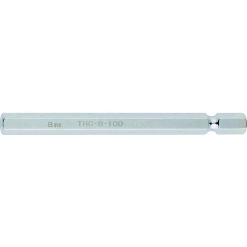トラスコ中山 ミトロイ T型ホローレンチ 差替式 ビット8X100L（ご注文単位1本）【直送品】