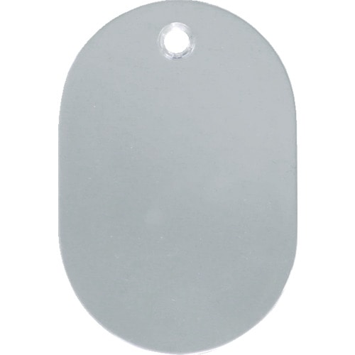 トラスコ中山 TRUSCO 小判札 大 60X40mm 5枚入 クリア(ご注文単位1パック)【直送品】