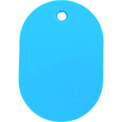 トラスコ中山 TRUSCO 小判札 大 60X40mm 5枚入 空色(ご注文単位1パック)【直送品】