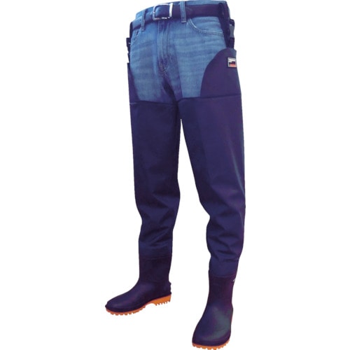 トラスコ中山 TRUSCO PVC軽作業用ヒップウェーダー 26.0cm(ご注文単位1足)【直送品】