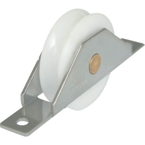 トラスコ中山 TRUSCO ベアリング戸車(木製建具用) 丸型(平板枠) Φ35 (2個入)(ご注文単位1袋)【直送品】