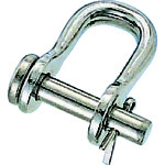 トラスコ中山 TRUSCO ワリピン式半丸シャックル ステンレス製 6mm (1個=1袋)(ご注文単位1個)【直送品】