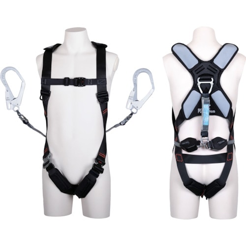 トラスコ中山 ツヨロン スマートハーネス ツインコルトリトラ Mサイズ(ご注文単位1本)【直送品】