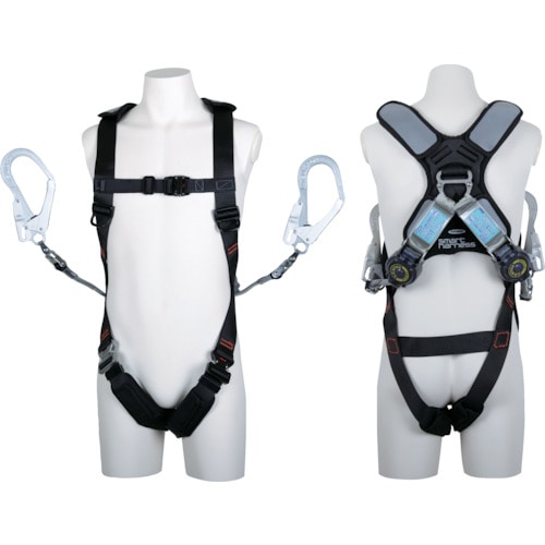 トラスコ中山 ツヨロン スマートハーネス ツインSRリトラ Mサイズ(ご注文単位1本)【直送品】