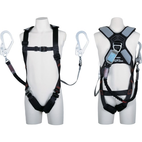 トラスコ中山 ツヨロン スマートハーネス ワン・ハンドリトラ+ノビロン Lサイズ(ご注文単位1本)【直送品】