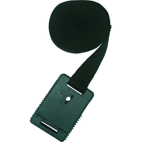 トラスコ中山 TRUSCO 樹脂バックル付結束ベルト 鍵付Aタイプ 25mm(ご注文単位1本)【直送品】