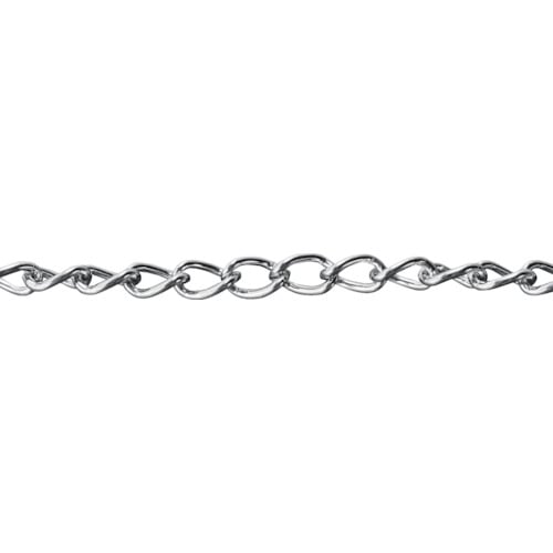 トラスコ中山 TRUSCO 鉄クロームマンテルチェーン 3.2mm×3M(ご注文単位1本)【直送品】